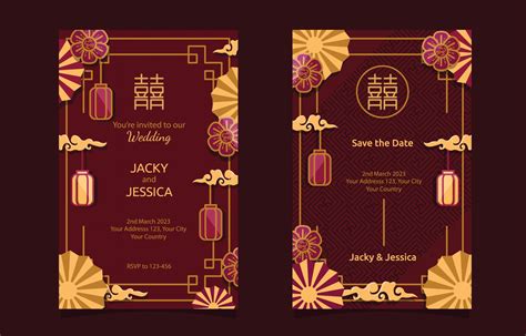 Chinese Wedding Invitation Design Elements