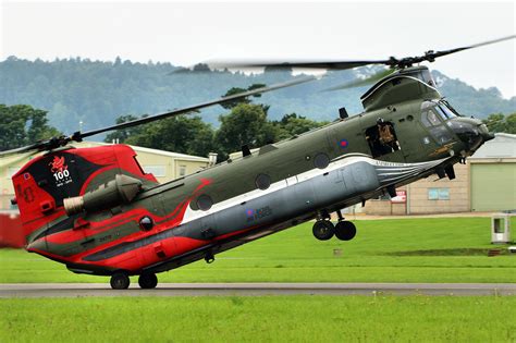 A Chinook helicopter conducting combat operations