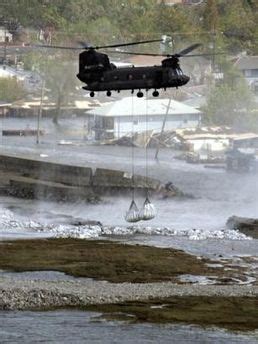 CH-47 Chinook Helicopter Disaster Relief