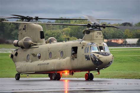 A Chinook helicopter in service with the British Army