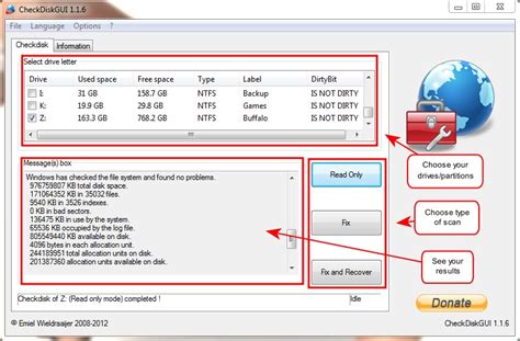 Chkdsk Utility Tool