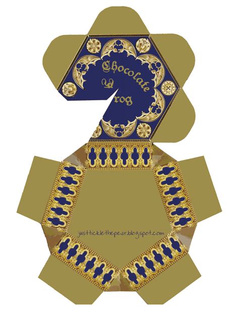 Chocolate Frog Box Template