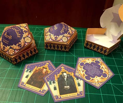 Chocolate Frog Cards Templates