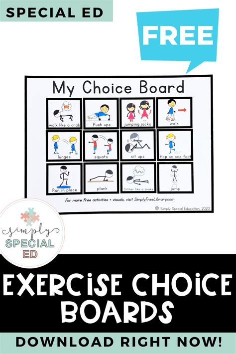 choice board templates for educators