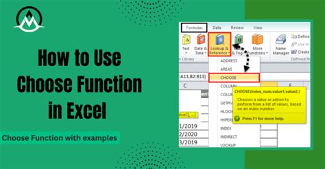 Using CHOOSE Function