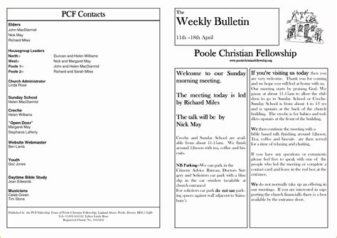 How to Choose the Right Free Church Bulletin Template