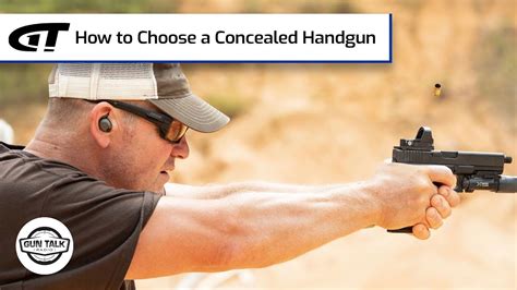 Choosing the right concealed carry pistol