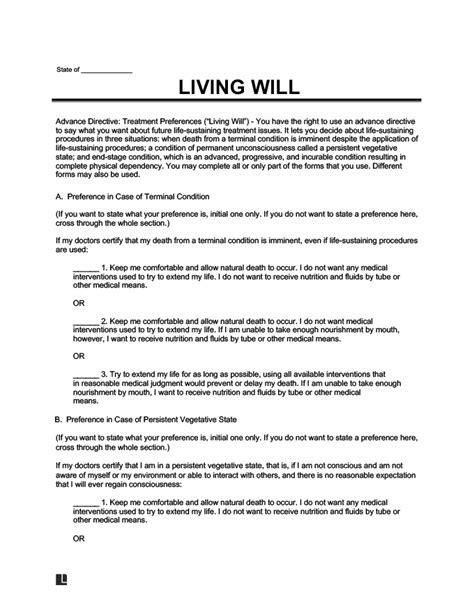 Choosing the Right Last Will and Testament Template