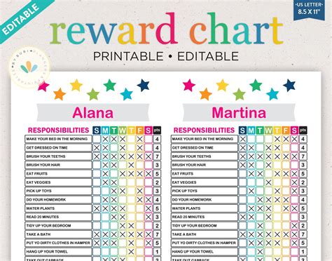 Chore Chart with Rewards