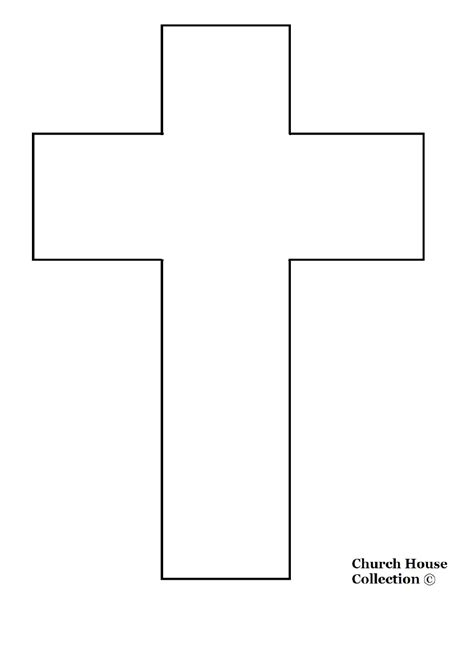 Christian cross templates