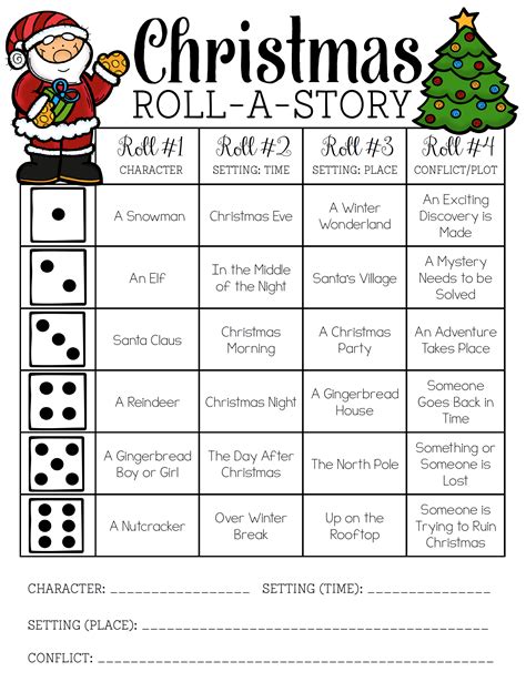 Christmas Activity Worksheets Template