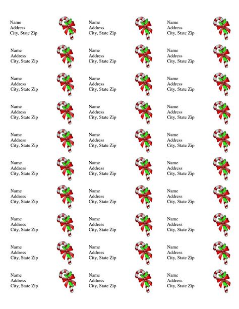 Christmas Address Labels