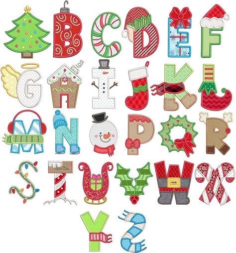 Creating Your Own Printable Merry Christmas Alphabet Letters