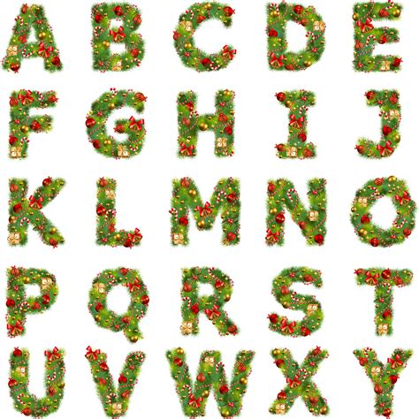 Printable Merry Christmas Alphabet Letters Gallery 3