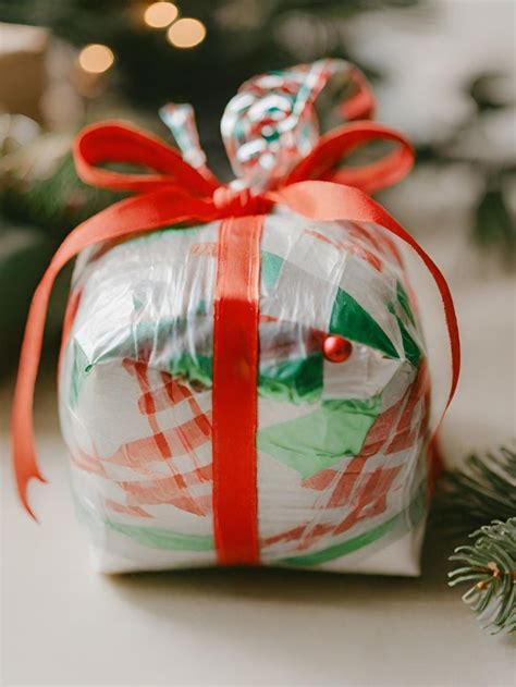 Christmas ball gift ideas with different materials and patterns