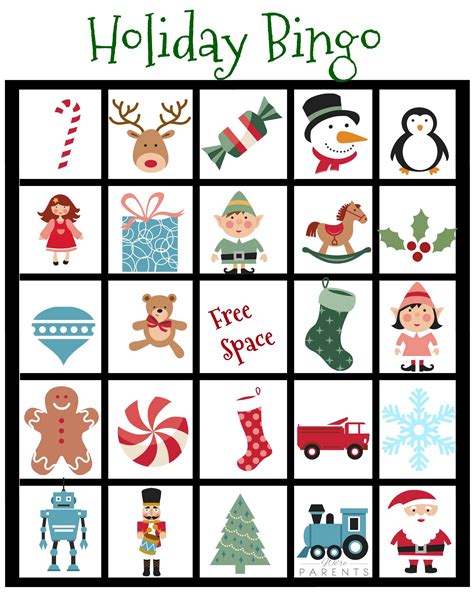 Christmas Bingo Cards with Numbers