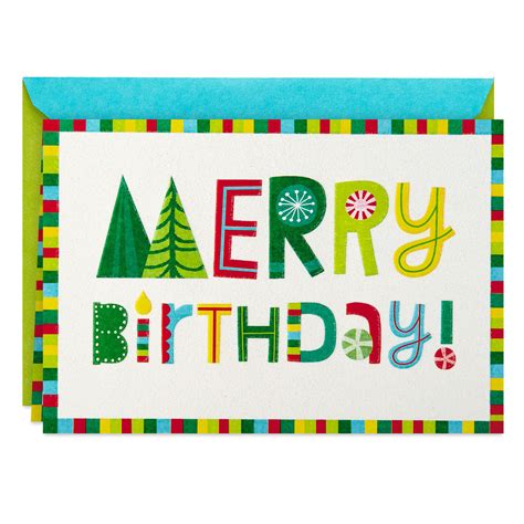 Christmas birthday greeting ideas