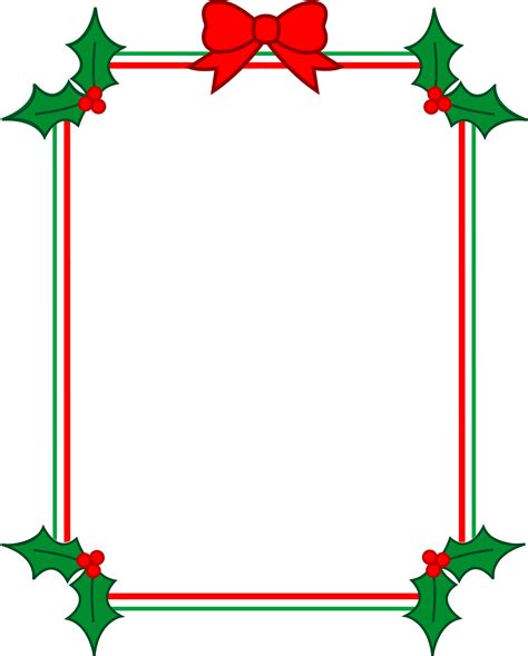 Christmas border clipart