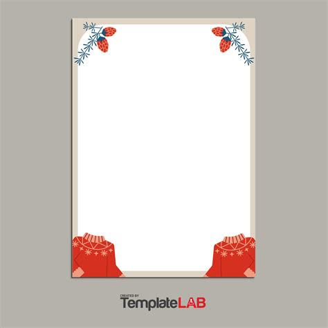 Christmas Border Template 3