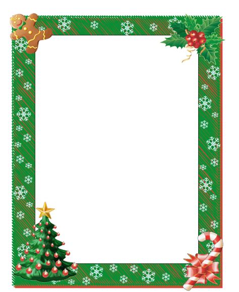 Christmas Border Word Template Inspiration