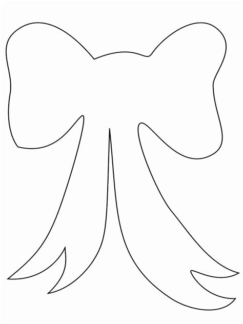 Christmas Bow Template