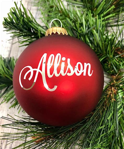 Christmas Bulbs Personalized