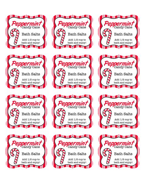 Christmas Candy Gram Template Ideas