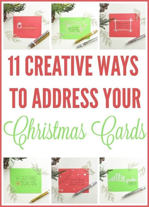 Christmas Card Address Change Ideas