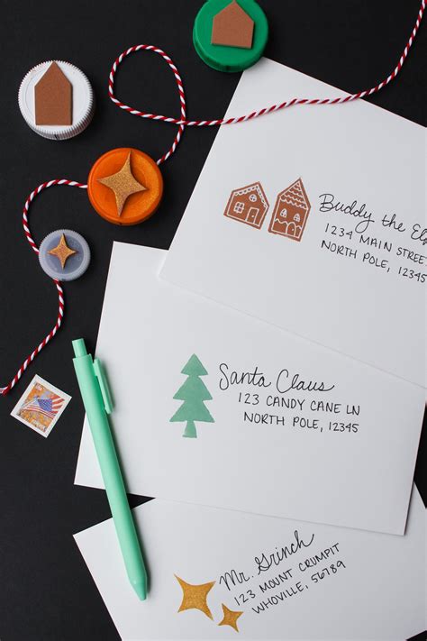 Christmas Card Envelope Ideas