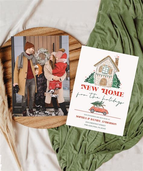 Christmas Card New Home Announcement