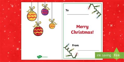 Christmas Card with Picture Insert