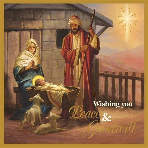 Religious Picture Christmas Card