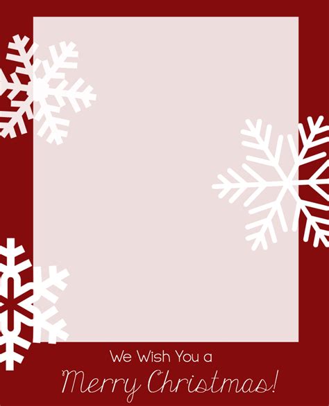 Christmas Card Template For Kids