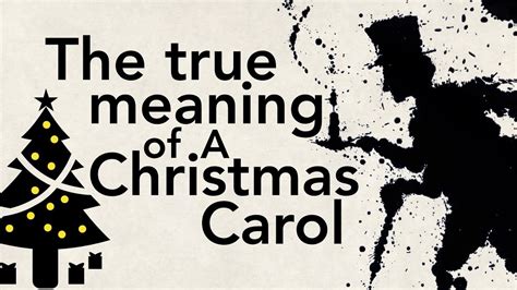 Christmas Carol Significance