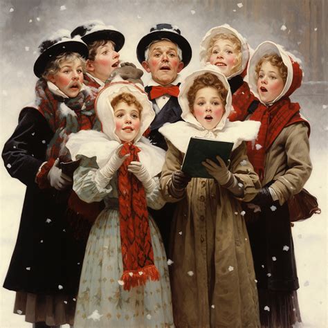 Christmas carolers