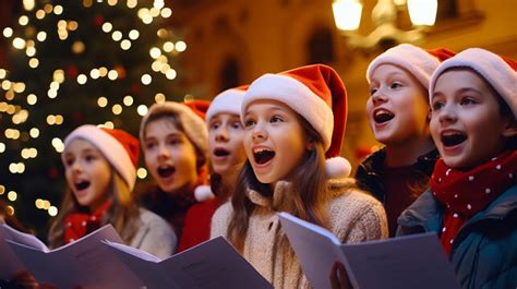 Christmas carol singers