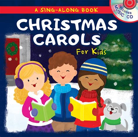 A festive illustration of Christmas carols for kids