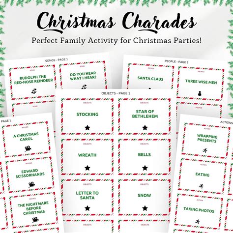 Christmas Charades for Kids