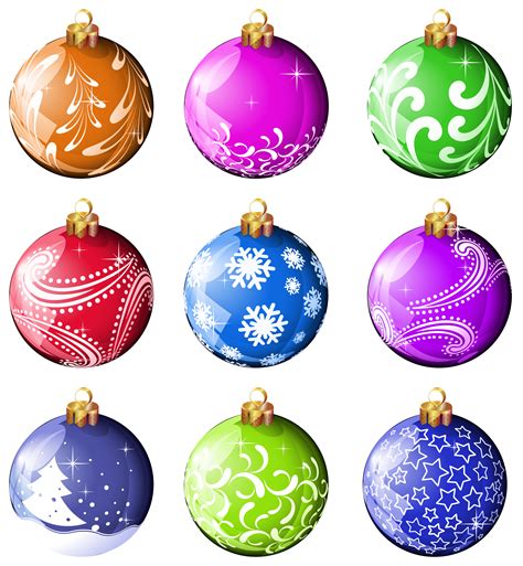 A festive illustration of Christmas ornaments