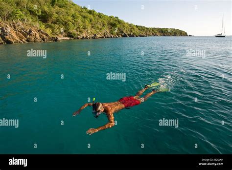 Snorkeling at Christmas Cove Beach