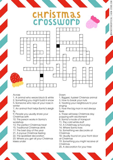 Christmas Crossword Puzzles to Print