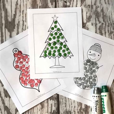 Christmas Dot Marker Tips