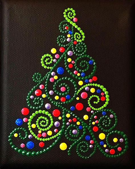 Christmas Dot Painting for Adults