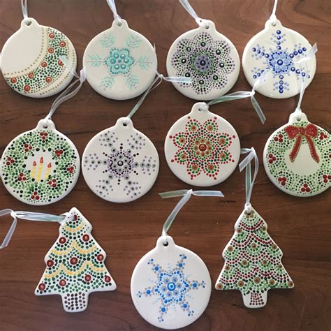 Christmas Dot Painting Ornaments