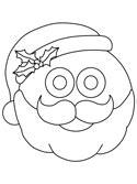 Christmas Emoji Coloring Page