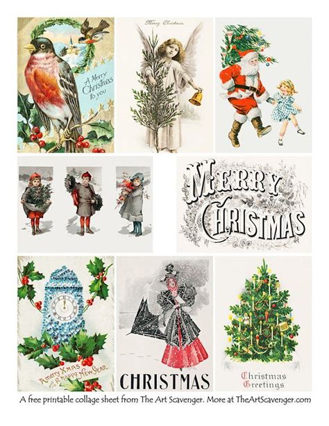 Christmas Ephemera Cards