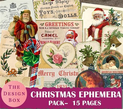 Christmas Ephemera Scrapbook