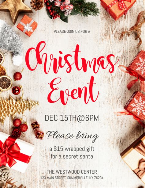 Christmas Event Flyer Templates