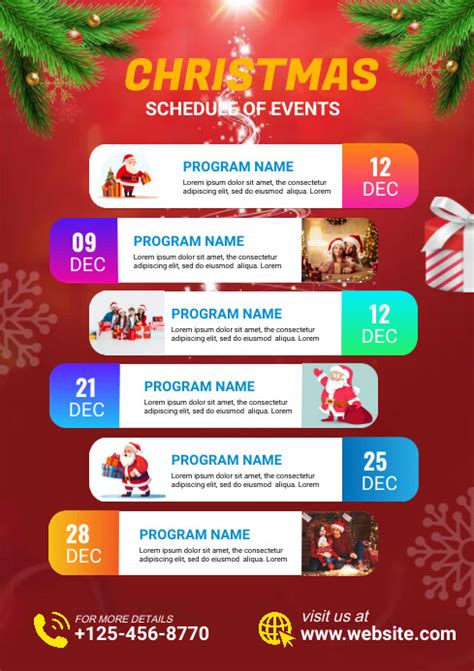 Christmas Event Flyer Templates Gallery 9