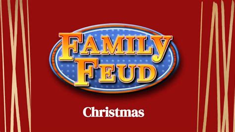 Christmas Family Feud Template Download